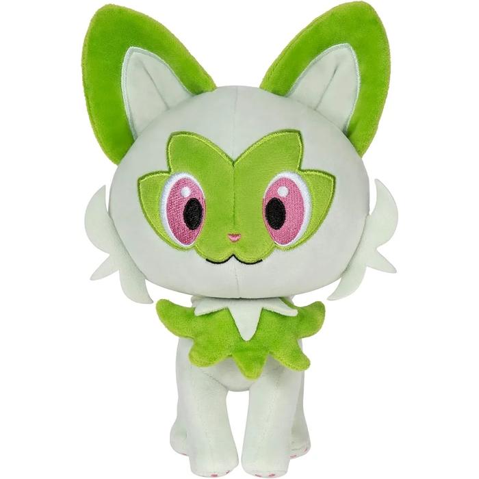 Gambar ORIGINAL Jazwares WCT Sprigatito Starter Pokemon Plush Boneka Toy dari Irene Toys & Hobbies undefined Tokopedia