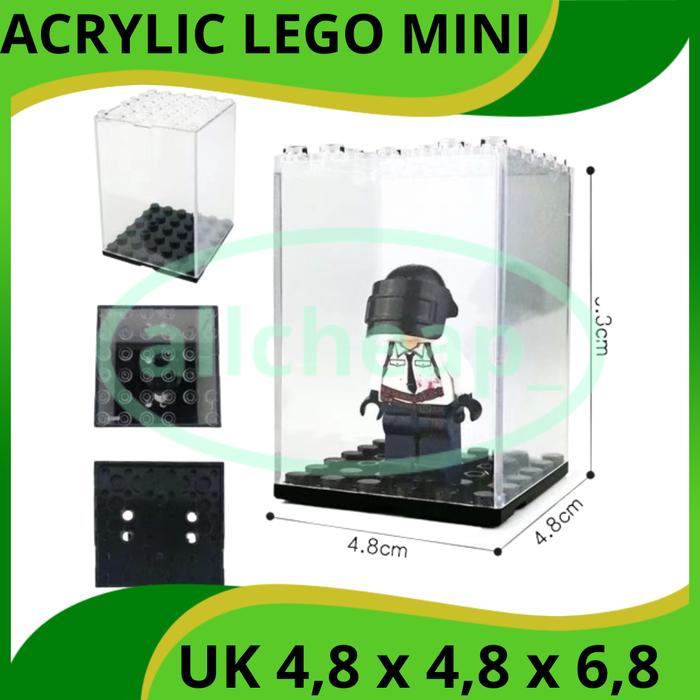 Gambar BENING DISPLAY MINIFIGURE BRICKS ACRYLIC FRAME DISPLAY BOX MINI 6x6 BASEPLATE TRANSPARANT AKRILIK ACRYLIC CASE BOX MINIFIGURE DISPLAY MINI LEGO dari allcheap.official undefined Tokopedia