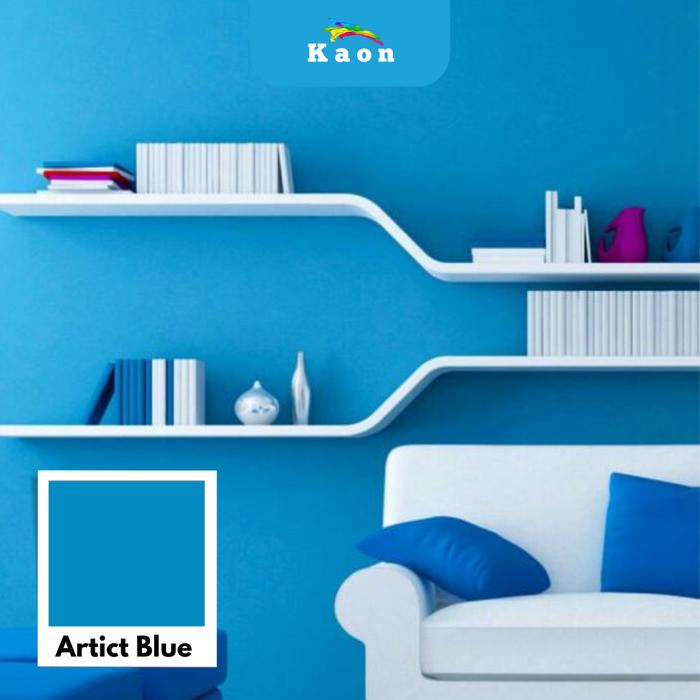 Gambar Cat Tembok Kualitas Terbaik Interior Eksterior Original (15KG) - Artict Blue dari KAON Paint undefined Tokopedia
