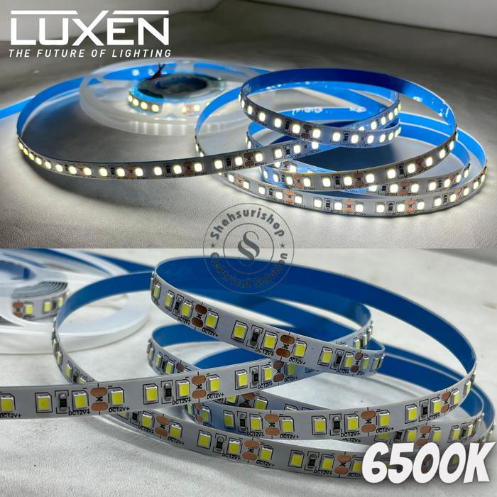 Gambar LUXEN LAMPU LED STRIP 120 LED 9,6W/M 2835 5M DC 12V - 6500K dari Shahsuri Shop undefined Tokopedia