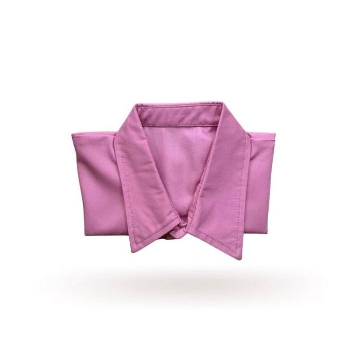 Gambar [Fake Collar] Kerah Palsu / Fake Collar Plain Series. - Pink, XL dari Petite Essentials undefined Tokopedia