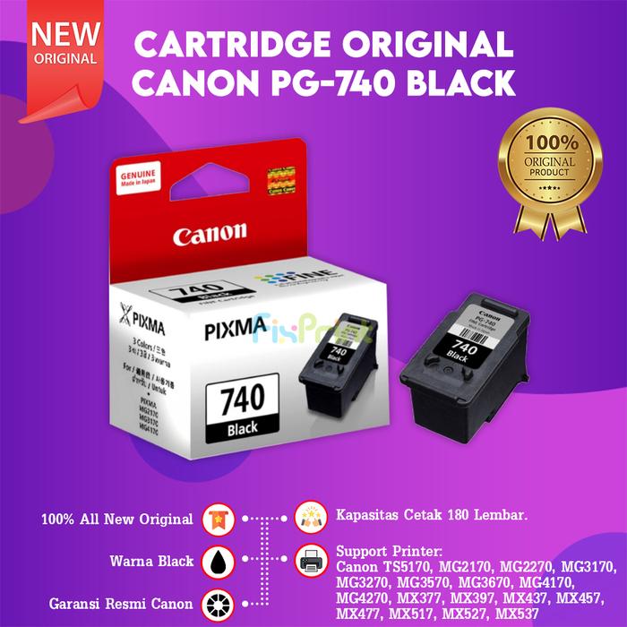 Gambar Cartridge Tinta Canon CL741 CL-741 Printer MG3270 MG3570 MG3670 MG4170 - PG740 BLACK dari FixPrint Indonesia undefined Tokopedia