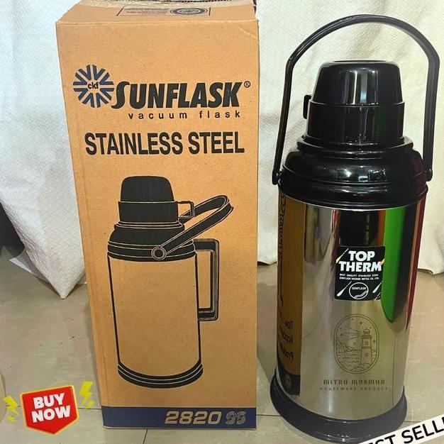 Gambar Thermos Air Panas Stainless 2 - 3,2 Liter Sunflask 2050-2820 Termos Koleksikita22 - 3,2L 2820 dari koleksikita22 undefined Tokopedia