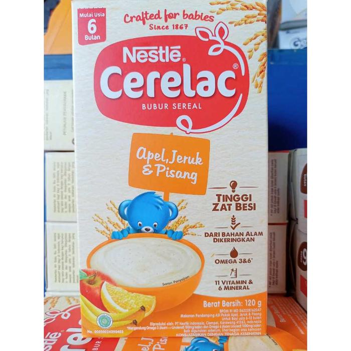 Gambar Nestle Cerelac 6+ Rasa Apel Jeruk Pisang Box 120 gr dari BckStationary undefined Tokopedia