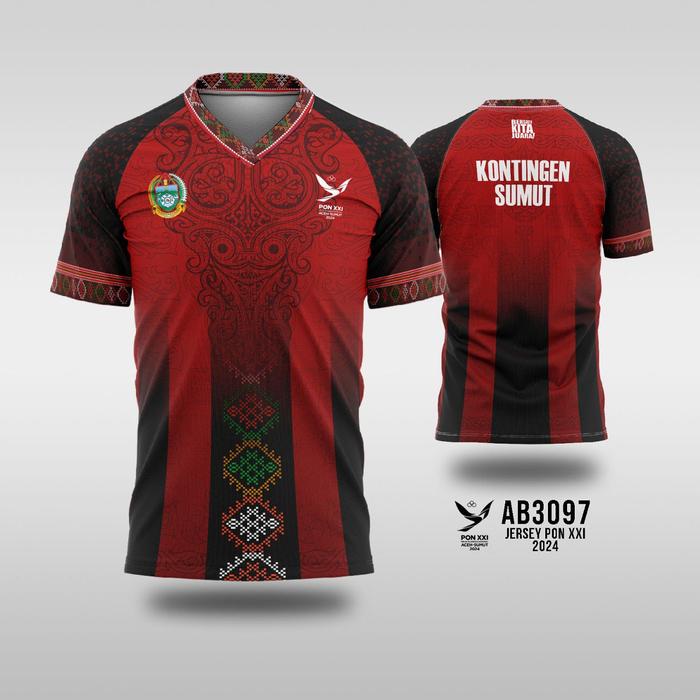 Gambar Jersey PON XXI 2024 - Kontingen Sumatera Fullprint - SUMUT, 4XL dari befastcloth undefined Tokopedia