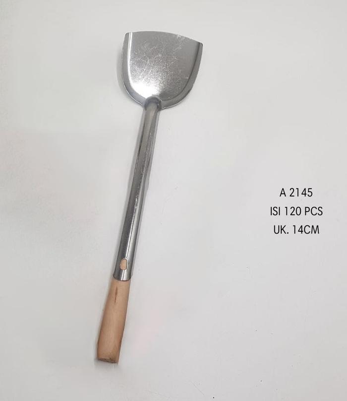Gambar Spatula Sutil Stainless Steel - GG KAYU53*14CM dari LIVESHOP110 undefined Tokopedia