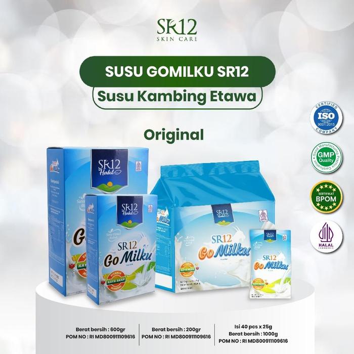 Gambar GO MILKU SUSU SR12 ETAWA HALAL TERBAIK SUSU KAMBING GOMILKU KUALITAS PREMIUM GOAT MILK SUSU BUBUK SUSU KAMBING MENINGKATKAN KESEHATAN & IMUN TUBUH SUSU PROGRAM KEHAMILAN ASI BOOSTER SUSU KESEHATAN & MEMBANTU MENYEMBUHKAN BERBAGAI PENYAKIT - ORIGINAL, 200gr dari hendar_store undefined Tokopedia