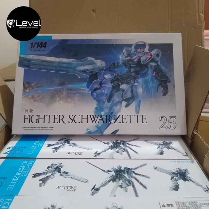 Gambar READY STOCK!! Fighter Schwarzette Daban Model HG 1/144 Model Kit dari Level Hobby Shop undefined Tokopedia