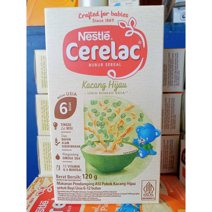 Gambar Nestle Cerelac 6+ Rasa Kacang Hijau Box 120 gr dari BckStationary undefined Tokopedia