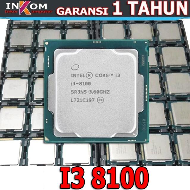 Gambar Processor Intel Soket LGA 1151 Core i3 6100/ i3 7100/ i3 8100/ i3 9100 - i3 8100 dari INKOR KOMPUTER undefined Tokopedia