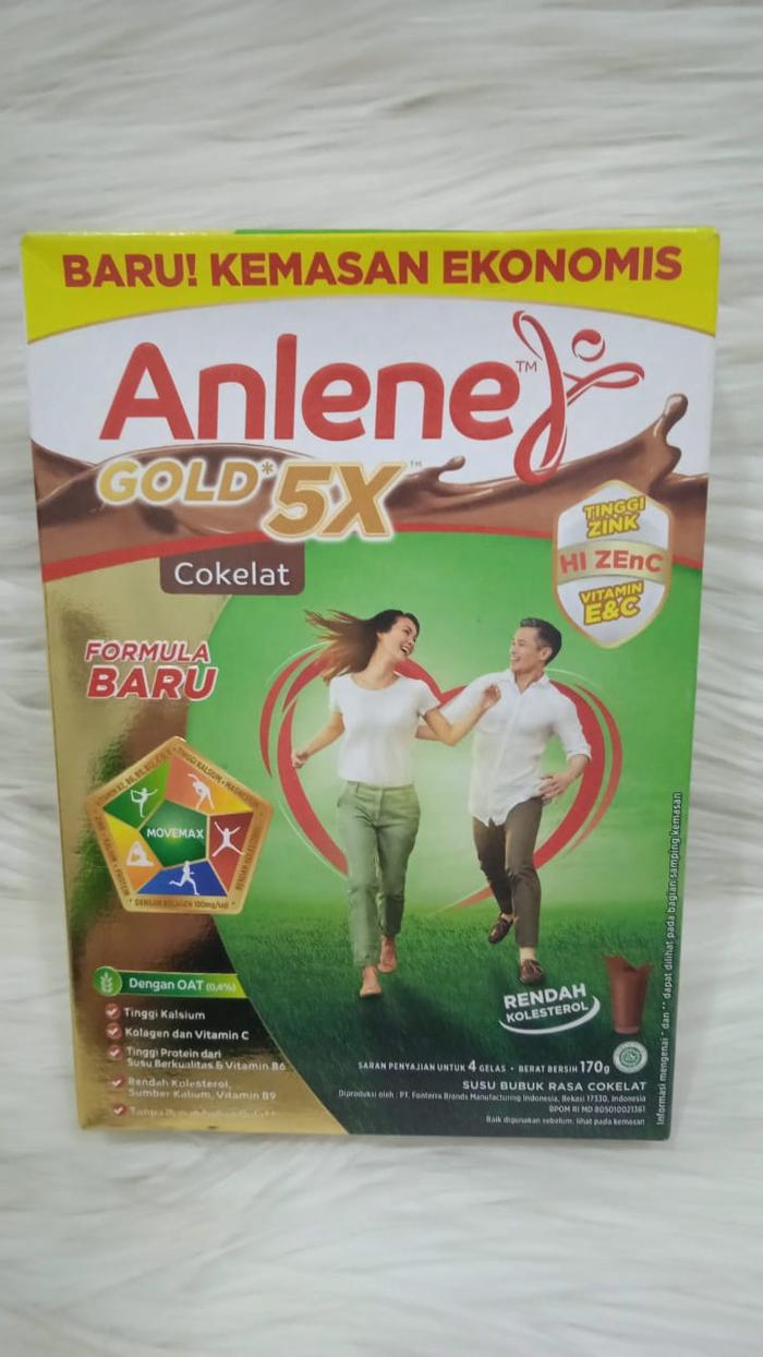Gambar Anlene Gold 5X Coklat Rendah Kolestrol - 170gr dari Laris Swalayan Temanggung undefined Tokopedia
