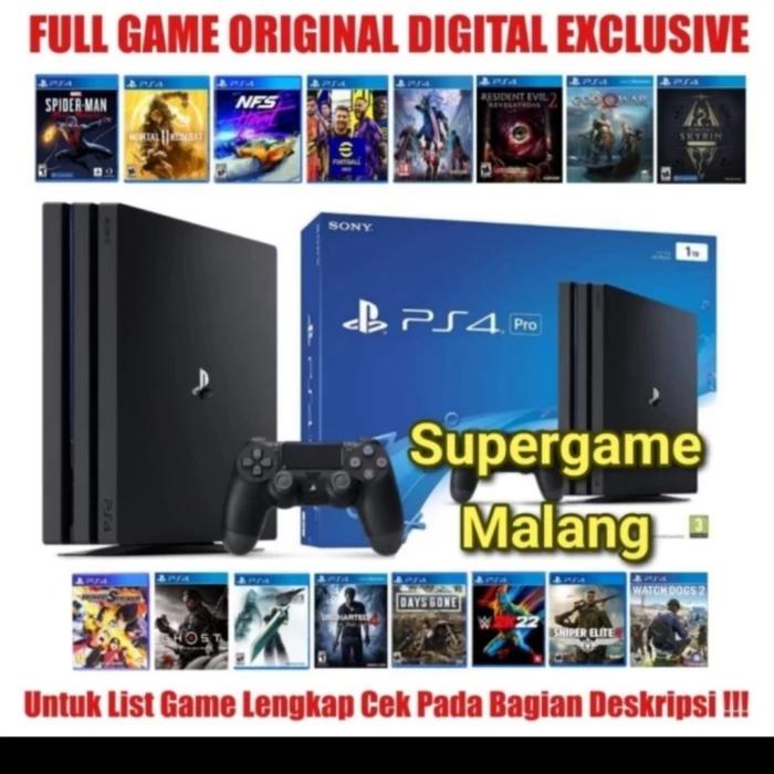 Promo PS 4 Pro 1 TB Bundle Bundling PS4 1TB Sony Playstation  
