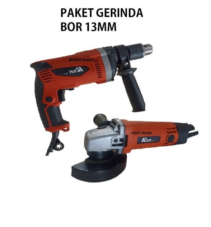 Gambar Gerinda Dan Bor - Paket Pertukangan - Power Tools -Bor Gerinda Koper Mdja - 2 dari ginania tara mart undefined Tokopedia