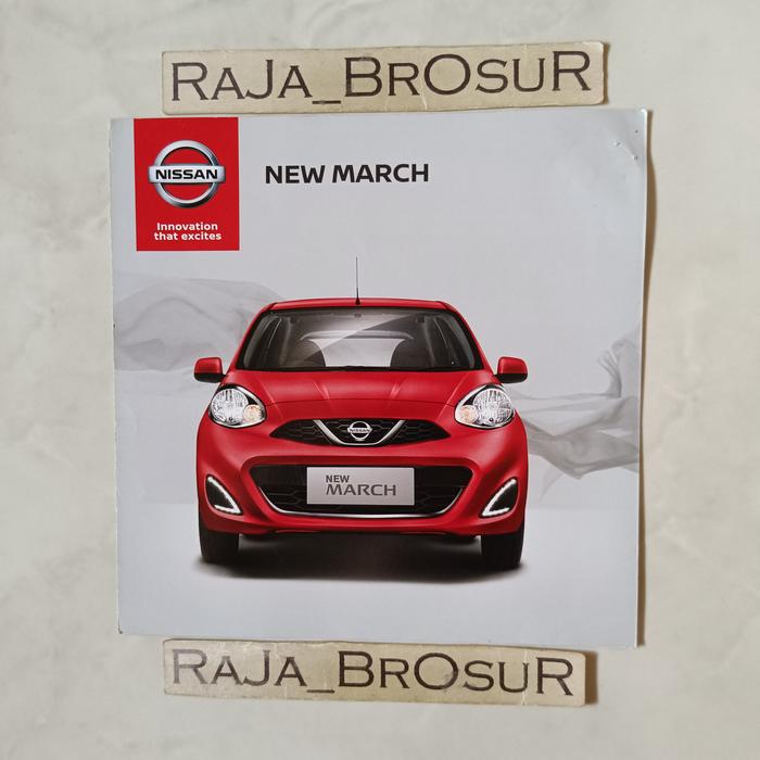 Jual Poster brosur katalog leaflet Nissan March 2016 Kab. Langkat