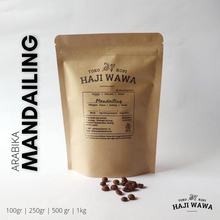 Gambar ARABIKA MANDAILING / MANDHAELING - Toko Kopi Haji Wawa - Kopi Bubuk, Biji Kopi - Giling Halus, 200gr dari Kopi Haji Wawa undefined Tokopedia