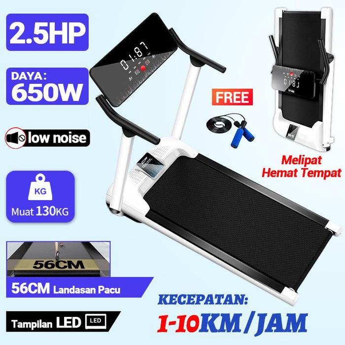 Gambar Hwo Jf Treadmill Elektrik Tredmil Listrik 2.0 Hp Mesin Alat Lari Olahraga Gym Fitness Cardio 042-3 Jf Cabang - SP1003 dari Elevate Space undefined Tokopedia