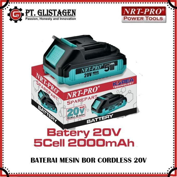 Gambar Baterai Cordless Power Tools 20V 5 Cell Nrt Pro 2000Mah Ndhh - 20V 5Cell dari ginania tara mart undefined Tokopedia