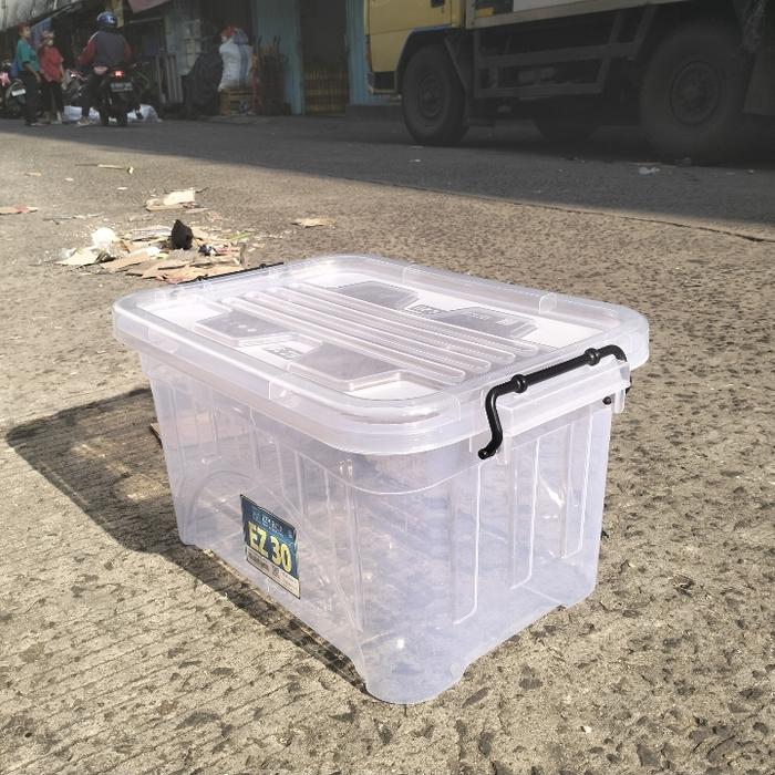 Gambar CONTAINER BOX EZY CLEAR | BOX PLASTIK EZY X-TRA - EZY 30 dari SRIWIJAYA PERABOT undefined Tokopedia