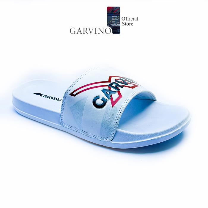 Gambar Garvino - Sandal Slider Pria Full White Sendal Putih polos terbaru - Putih, 39 dari GARVINO STORE undefined Tokopedia