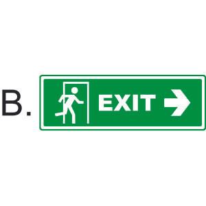 Rambu Rambu Exsit Jual Rambu Exit Panah Kanan, Kiri, Atas, Bawah. Plat Acrylic 2mm. Glow ...