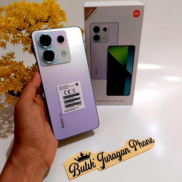 Gambar Xiaomi redmi note 13 pro 5G 8/256 fullset original second - Aurora Purple dari shaquille phone store undefined Tokopedia
