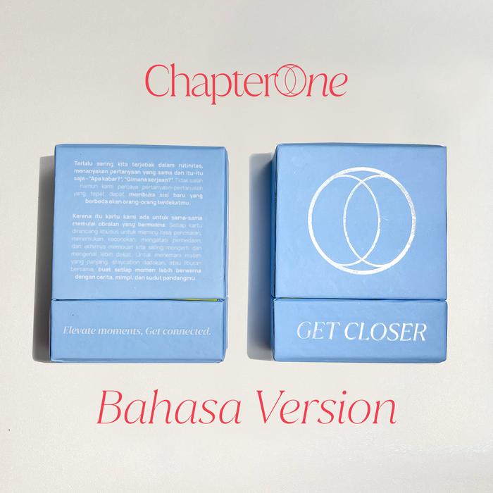 Gambar ChapterOne - Friendship edition Get Closer - Permainan Kartu Ngobrol & Pertanyaan / Game Conversation Card with Friends for Deep Talk - Bahasa dari Chapter One Story undefined Tokopedia