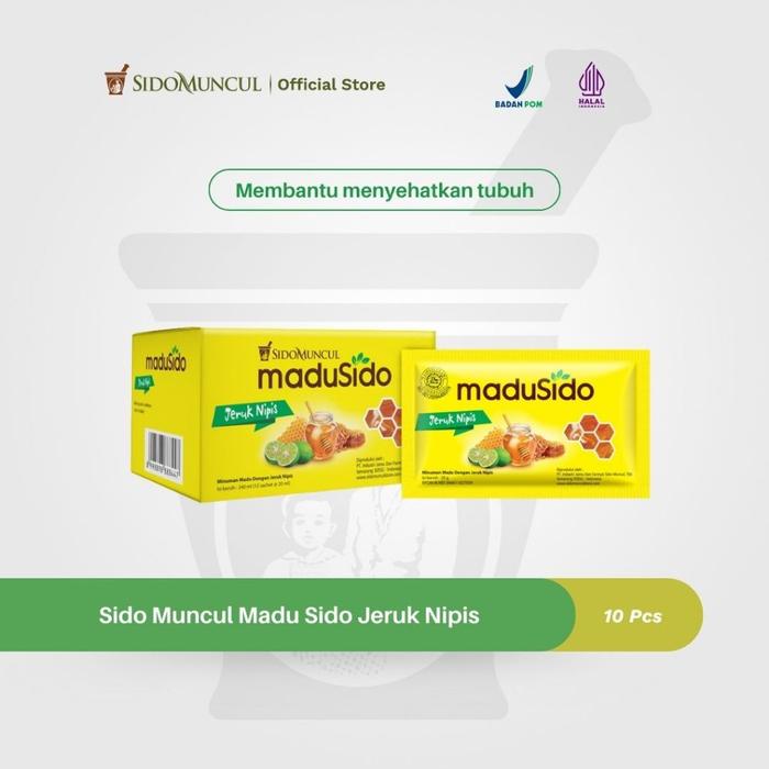 Gambar Sido Muncul Madu Sido Jeruk Nipis 12's Murni - Menyehatkan Tubuh dari Sido Muncul Store undefined Tokopedia