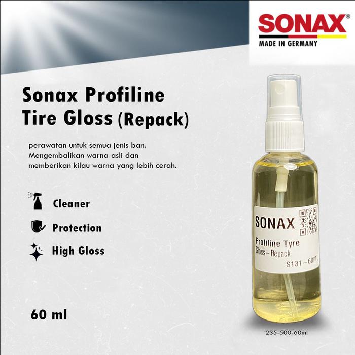 Gambar Sonax Profiline Tire Gloss Repack Semir Pengkilap Ban Mobil / Motor - 60ML dari Aki Murah Jakarta undefined Tokopedia