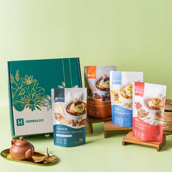 Gambar Herbaleo - Paket Chicken Soup Herbal Instant ( Paket Tim Ayam Obat ) - dengan box dari Herbaleo undefined Tokopedia