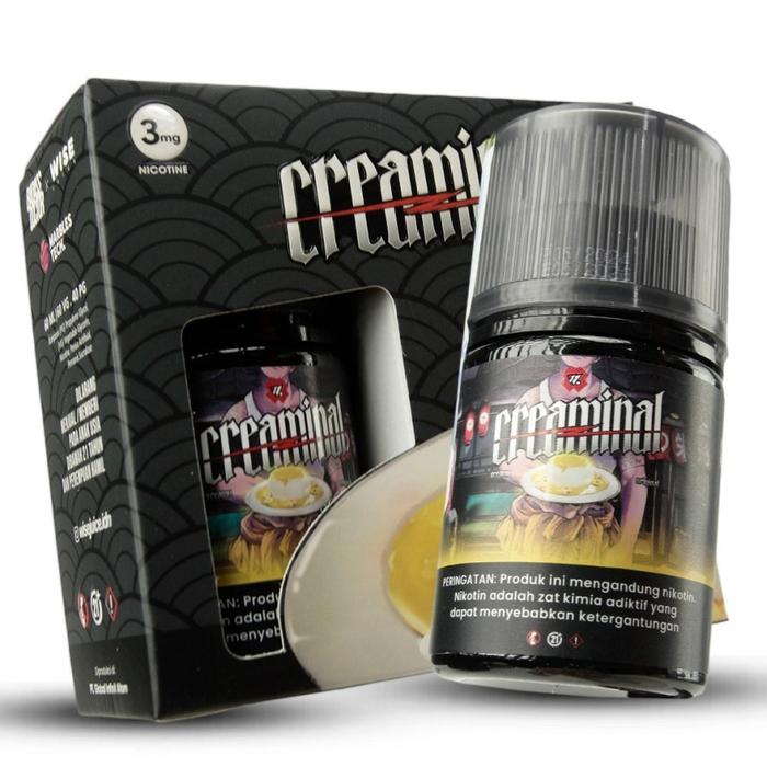 Gambar CREAMINAL JAPANESE BANANA PUDDING FREEBASE 60ML BY BADASS X UNWISE E-LIQUID - 3MG dari Jvape Surabaya undefined Tokopedia