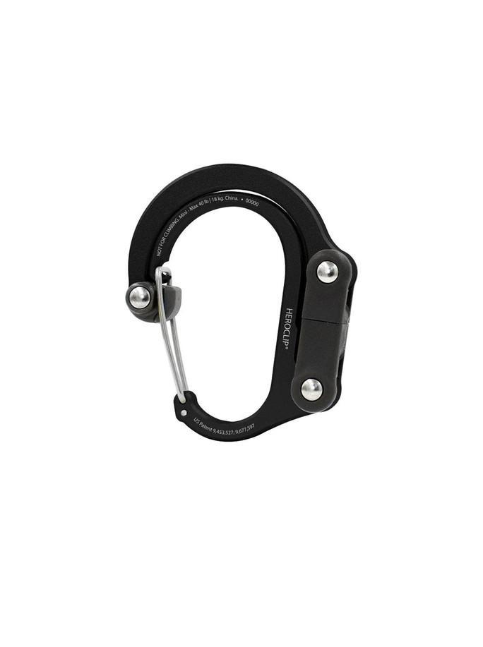 Gambar INSTAN GEAR AID HEROCLIP CARABINER MINI GANTUNGAN OUTDOOR TRAVEL GEARAID LARIS - Stealth Black dari KEMPINGAN undefined Tokopedia