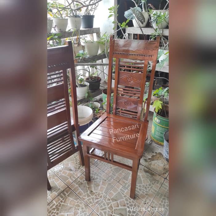 Gambar Kursi makan minimalis kayu jati dari PANCASARI FURNITURE & MEUBEL undefined Tokopedia