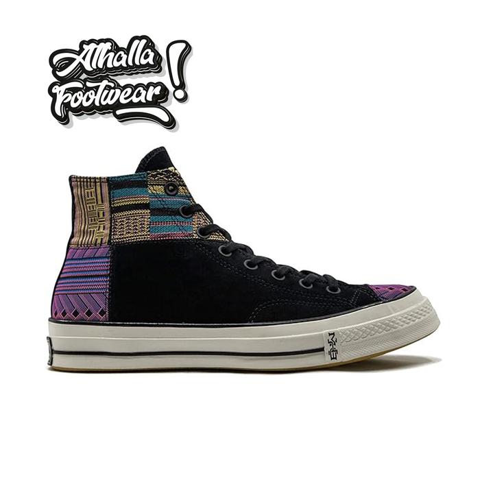 Sepatu Converse Chuck Taylor All Star 70s High Patchwork Bhm Black White  43 di Athalla Footwear Tokopedia