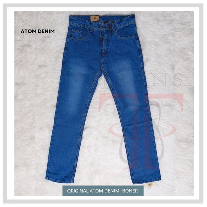 Gambar BONER ROCK HARD CLASIC JEANS BN001 - BLEACH, 28 dari ATOM Denim undefined Tokopedia