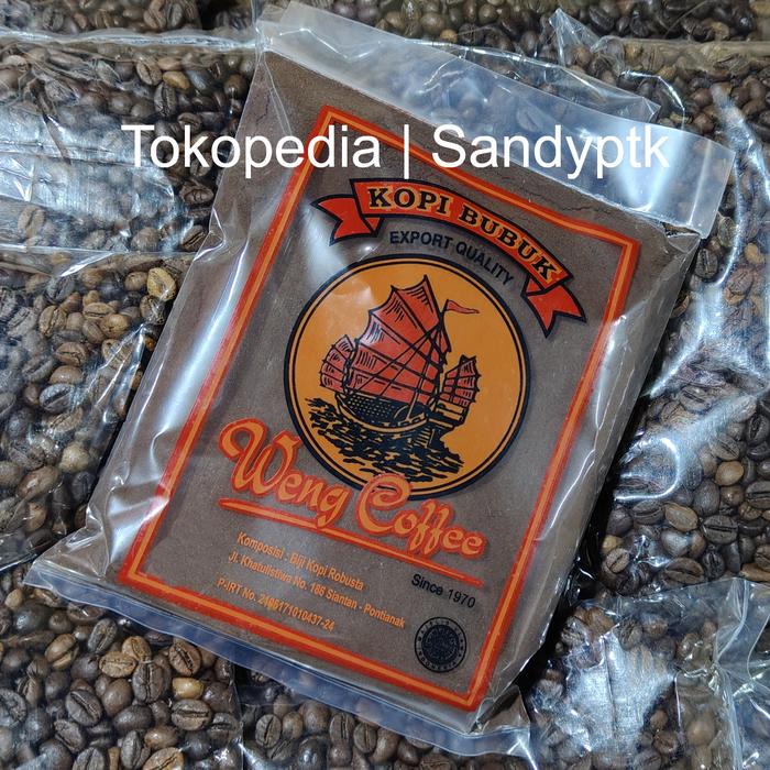 Gambar Kopi Bubuk Weng Coffee Legendaris Siantan - Pontianak (200 gram) dari Sandyptk undefined Tokopedia