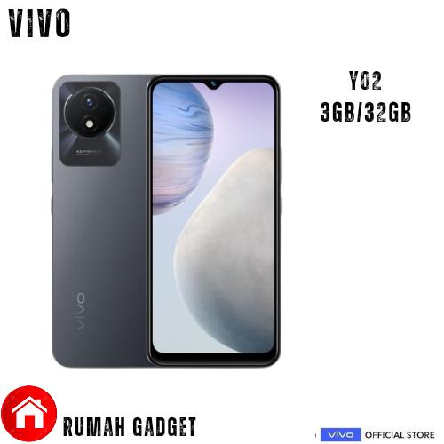 Gambar VIVO Y02 3/32 RAM 3GB INTERNAL 32GB GARANSI RESMI VIVO INDONESIA - Abu-abu, 3GB/32GB dari Rumah Gadget id undefined Tokopedia