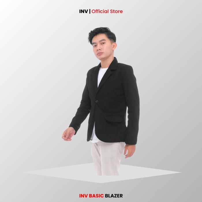 Gambar Blazer Pria Premium Basic Original By INV - Hitam, S dari INV Official Shop undefined Tokopedia