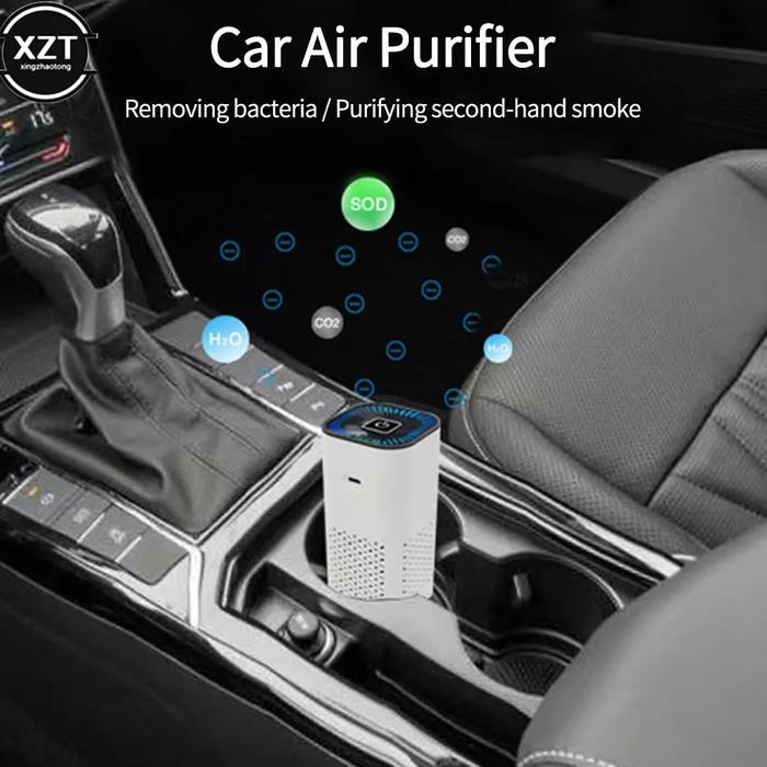 Gambar Portable Air Purifier with HEPA Filter Negative Ion Air Cleaner Dust Smoke Odor Removal USB Charging with Night Light Car Supply dari Phantom Assault undefined Tokopedia