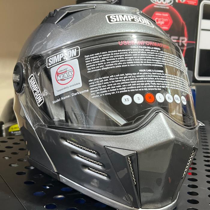 Gambar SIMPSON DARKSOME GUNMETAL dari riders boutique undefined Tokopedia