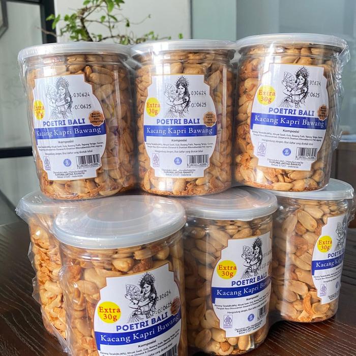 Gambar Poetri Bali Kue Kacang Rezeki & Kacang Kapri Bawang | Kue Kacang Poetri Bali Termurah Durian Food - KACANG KAPRI dari One Klik Aja undefined 3 Tokopedia