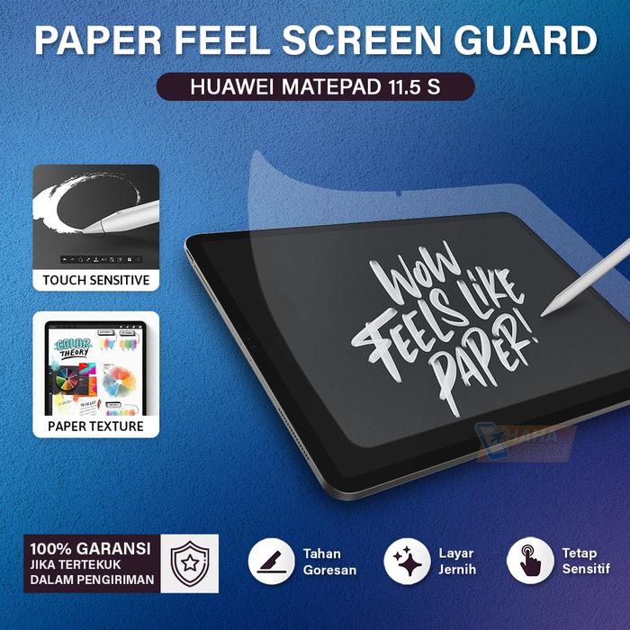 Gambar Huawei MatePad 11.5 S Anti Gores Paper Screen Guard Kertas Matte Anti Glare Paper Feel Protector Pelindung Layar Tablet Antigores dari HahaStore ID undefined Tokopedia
