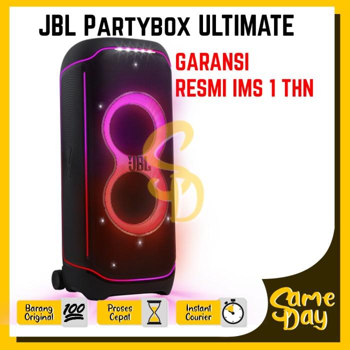 Gambar JBL PARTYBOX ULTIMATE SPEAKER PARTY BOX GARANSI RESMI ORIGINAL OVER 1000 WATT POWER OUTPUT - Tanpa Mic dari Same Day Store undefined Tokopedia