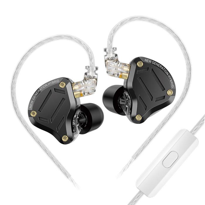 Gambar KZ ZS10 Pro 2 Penta Hybrid Driver In Ear Metal Earphone with MIC - Black - MIC dari hore.id Kota Administrasi Jakarta Barat Tokopedia