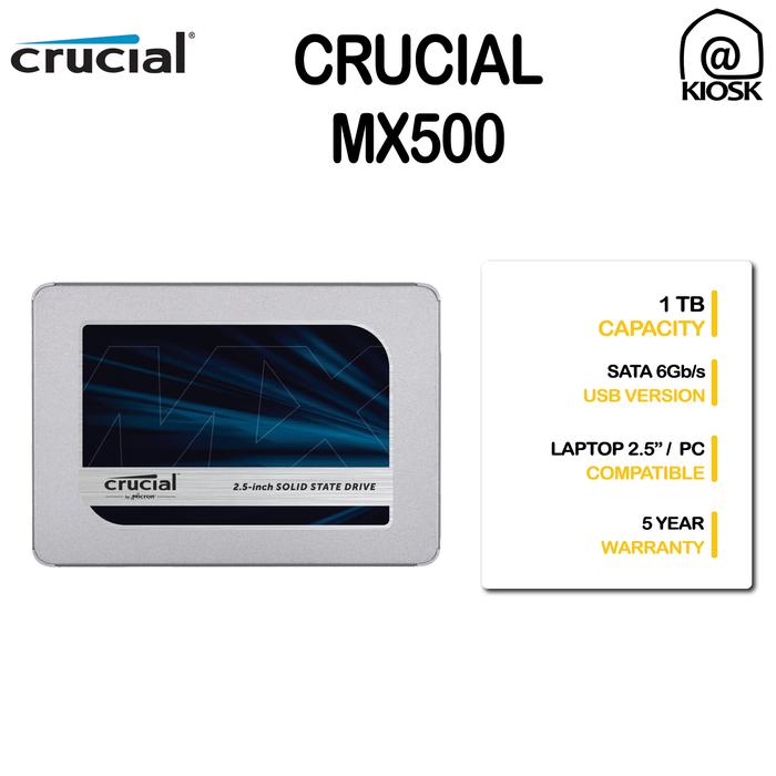 Mx500 1tb Crucial 500gb Mx500 Crucial MX500 1TB 3D NAND SSD