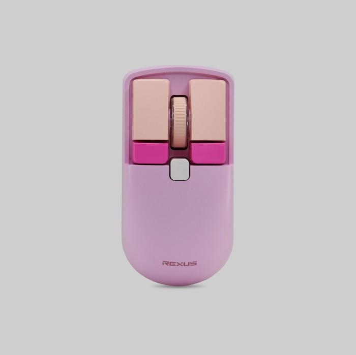 Gambar Mouse Office Rexus QB400 / Rexus QB-400 Mouse Wireless Bluetooth Recharge - Lilac dari BintangRayaKomputer undefined Tokopedia