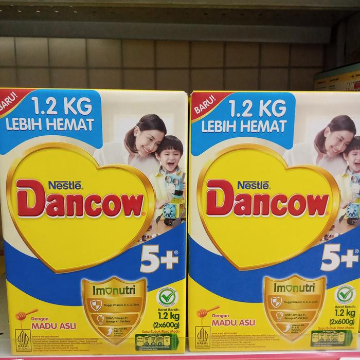 Gambar dancow 5+ 1200gram madu/vanila dari anindirasabira undefined Tokopedia
