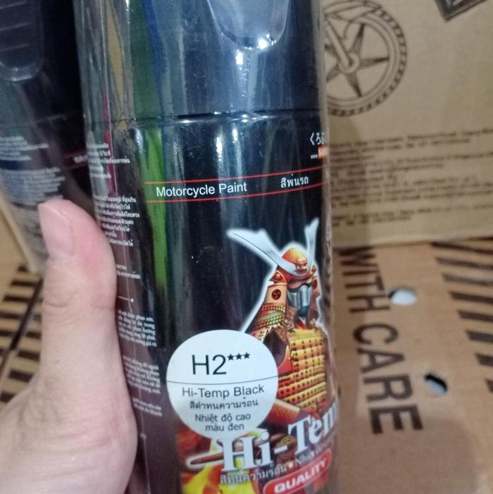 Gambar Samurai Paint Hi temp Silver tahan panas h1 Hi temp Silver h2 Hi temp Black 300ml - Hitam dari tarolaku.store undefined Tokopedia
