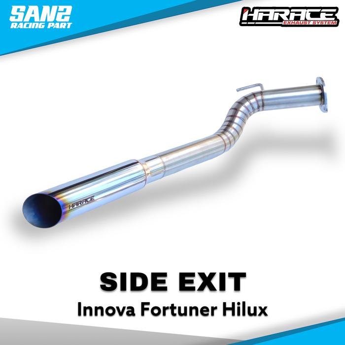 Gambar Side exit innova reborn fortuner vrz innova 2kd harace exhaust gahar - Biru, Reson dari harace exhaust sanz undefined Tokopedia