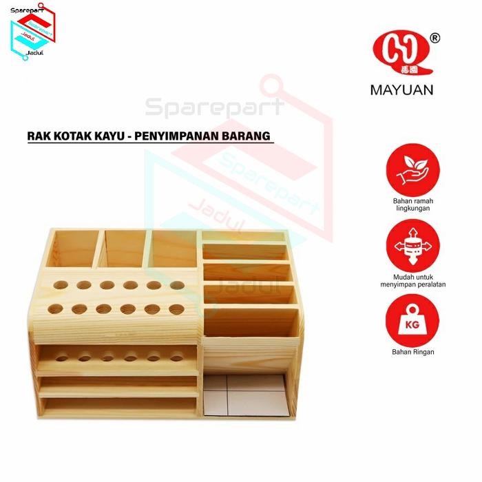 Gambar Mayuan Rak kayu penyimpanan Mobile Phone Repair Part Tool Storage Box For Screwdriver/Tweezers/Diamond Wire/Parts Solid Wood Material Desktop Storage Obeng/tang/pinset/solder wick/LCD touchscreen Original dari Sparepart Jadul undefined Tokopedia
