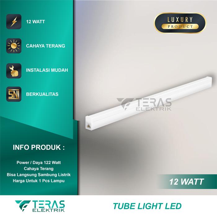 Gambar Lampu led tube light T5 lampu tl T5 tubelight - 90 Cm, PutihWhite dari TERAS ELEKTRIK undefined Tokopedia